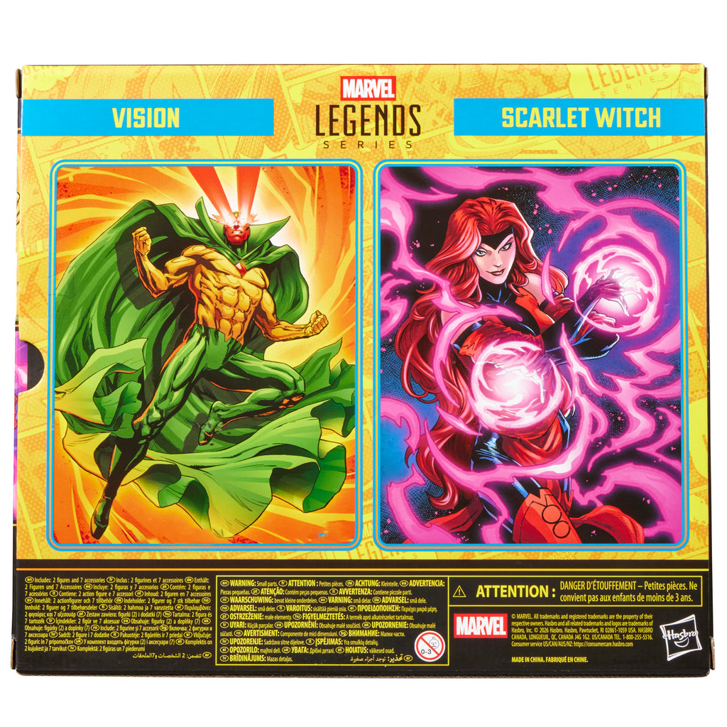 Marvel Legends Series Vision & Scarlet Witch | Avengers: The Crossing 6-Inch Action Figures 2-Pack