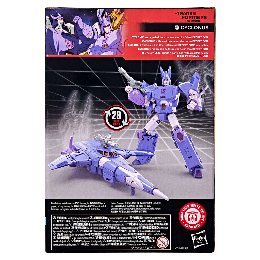 Transformers Studio Series The Transformers: The Movie Voyager Class Cyclonus