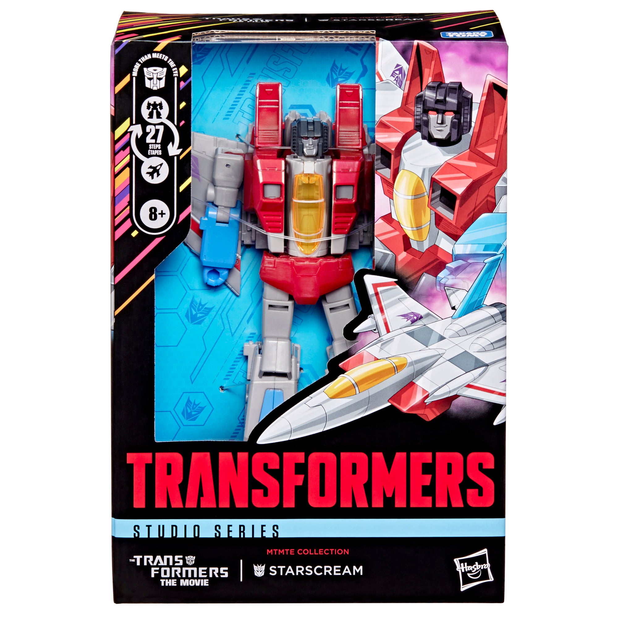 Transformers Studio Series MTMTE Collection The Transformers: The Movie Voyager Class Starscream, 6.75-Inch Converting Action Figure
