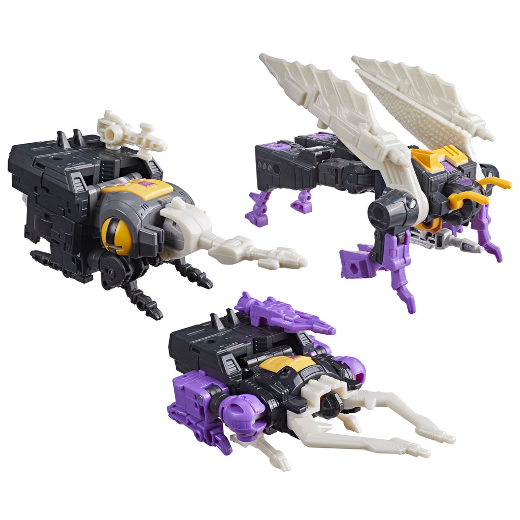 Transformers Studio Series MTMTE Collection The Transformers: The Movie Insecticon Bombshell, Shrapnel & Kickback 3-Pack, 5.5-Inch Converting Action Figures