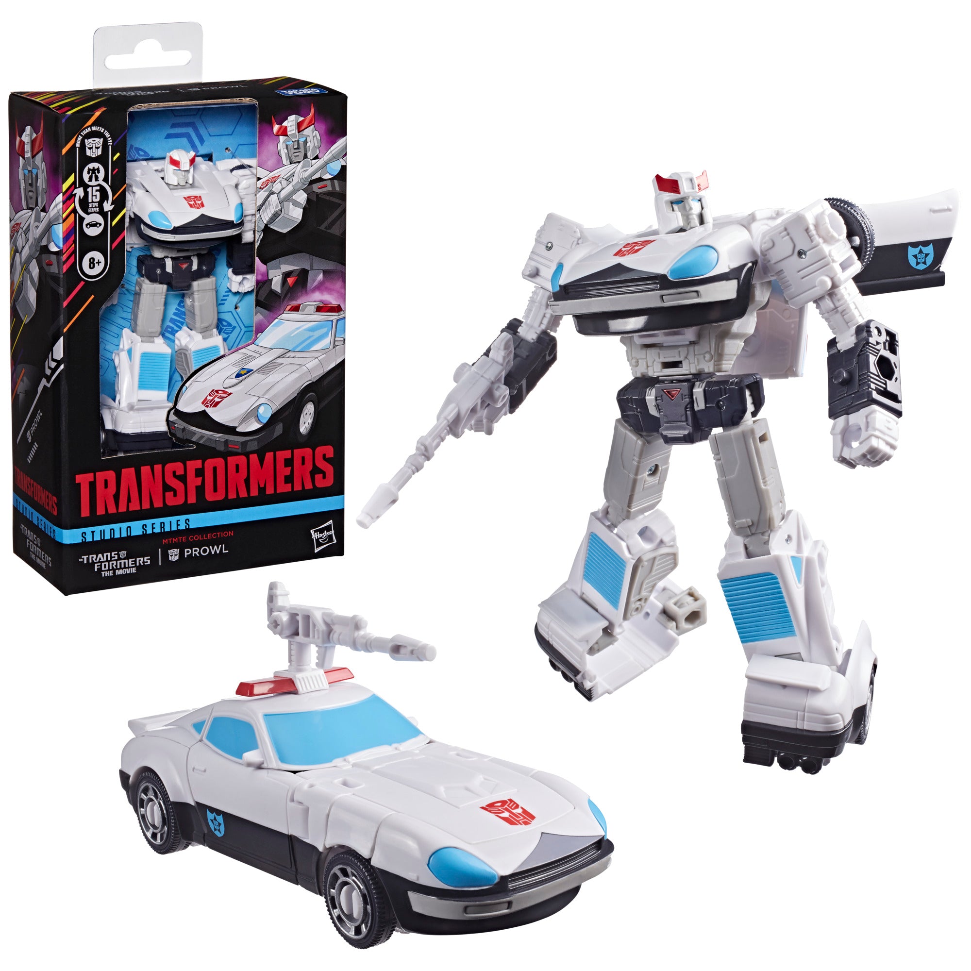 Transformers Studio Series MTMTE Collection The Transformers: The Movie Deluxe Class Prowl, 5-Inch Converting Action Figure