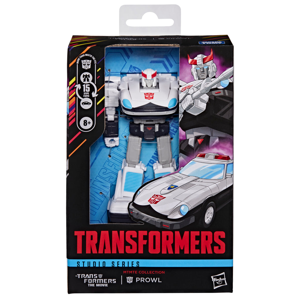 Transformers Studio Series MTMTE Collection The Transformers: The Movie Deluxe Class Prowl, 5-Inch Converting Action Figure