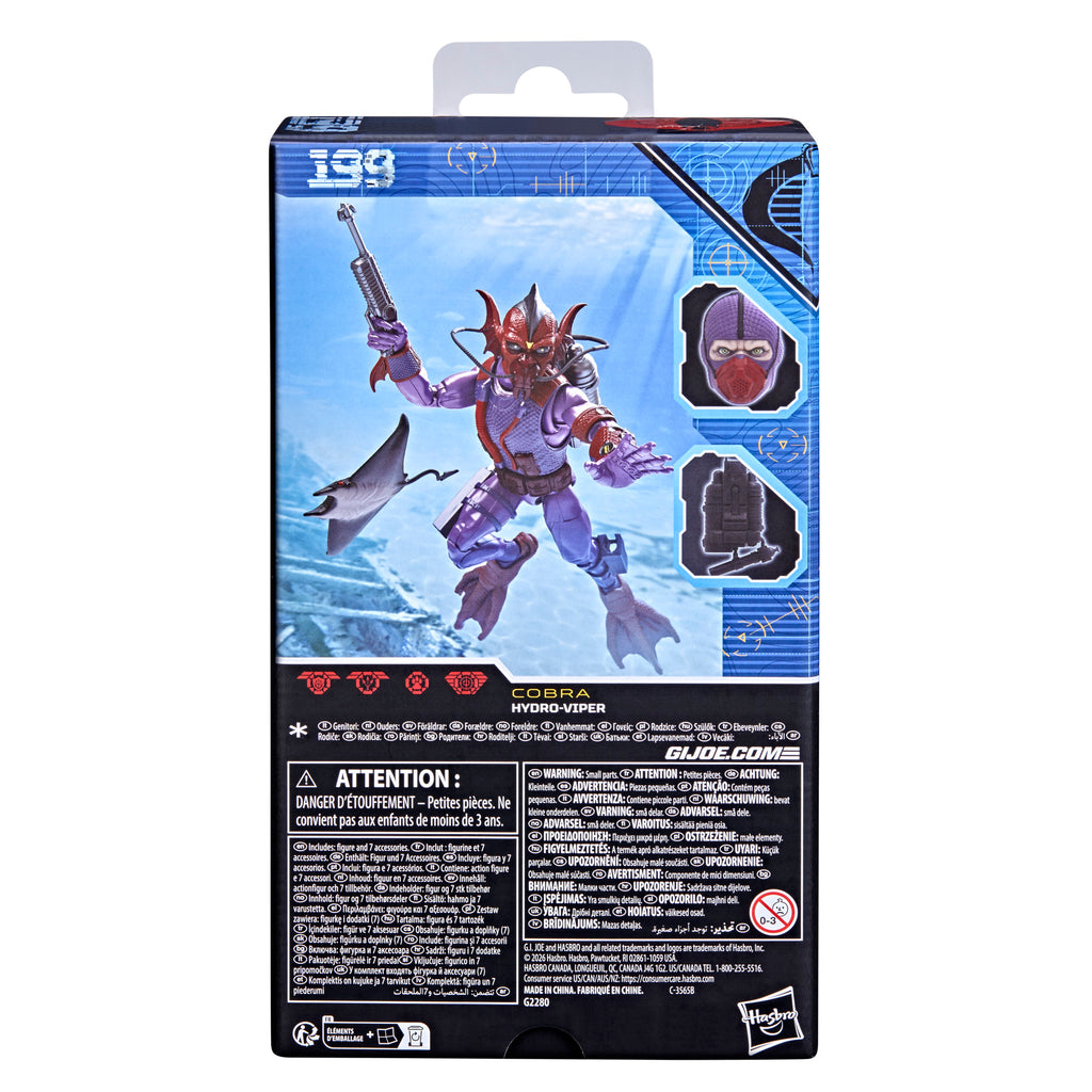 G.I. Joe Classified Series #199, Hydro-Viper, 6" Action Figure
