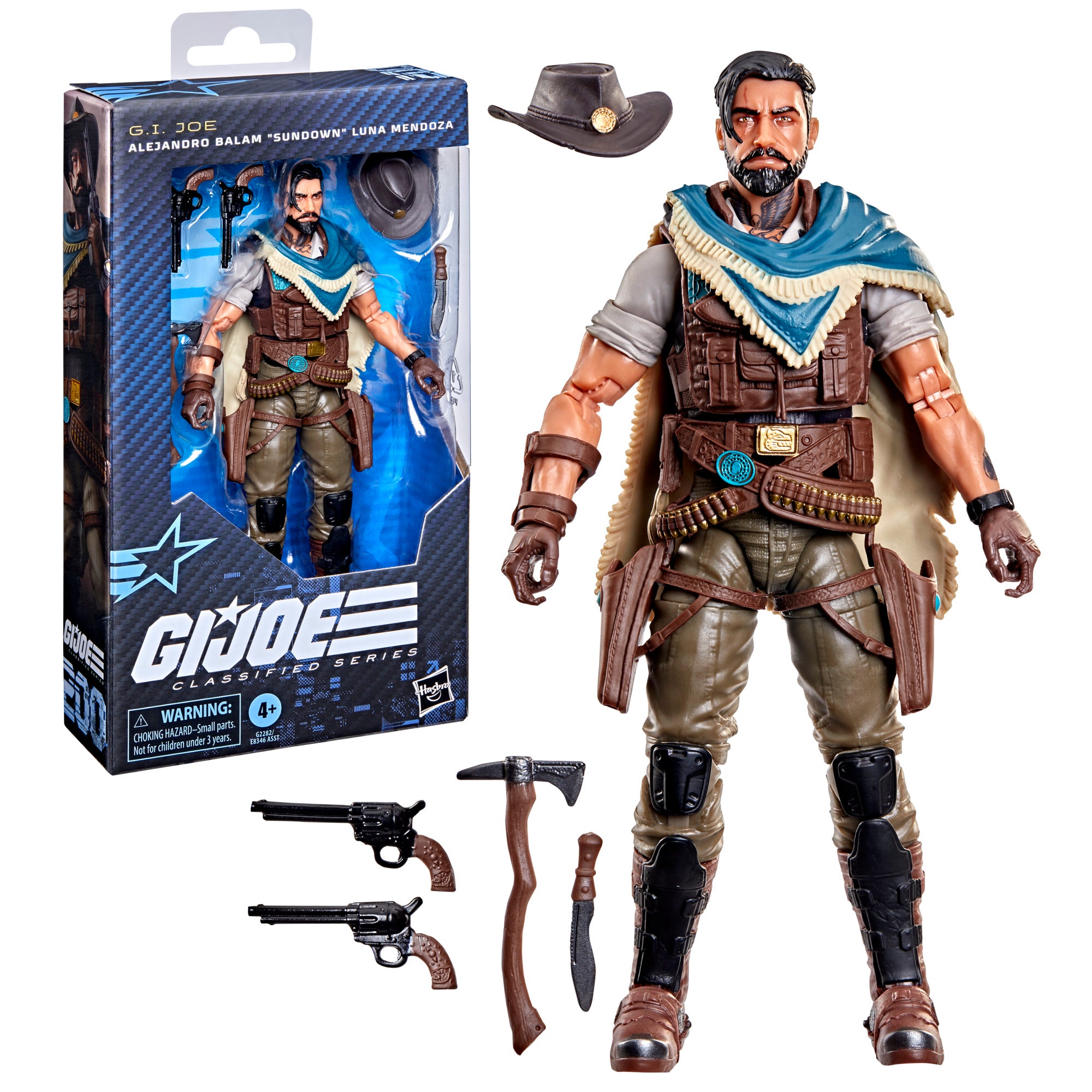 G.I. Joe Classified Series #200, Alejandro Balam "Sundown" Luna Mendoza, 6" Action Figure