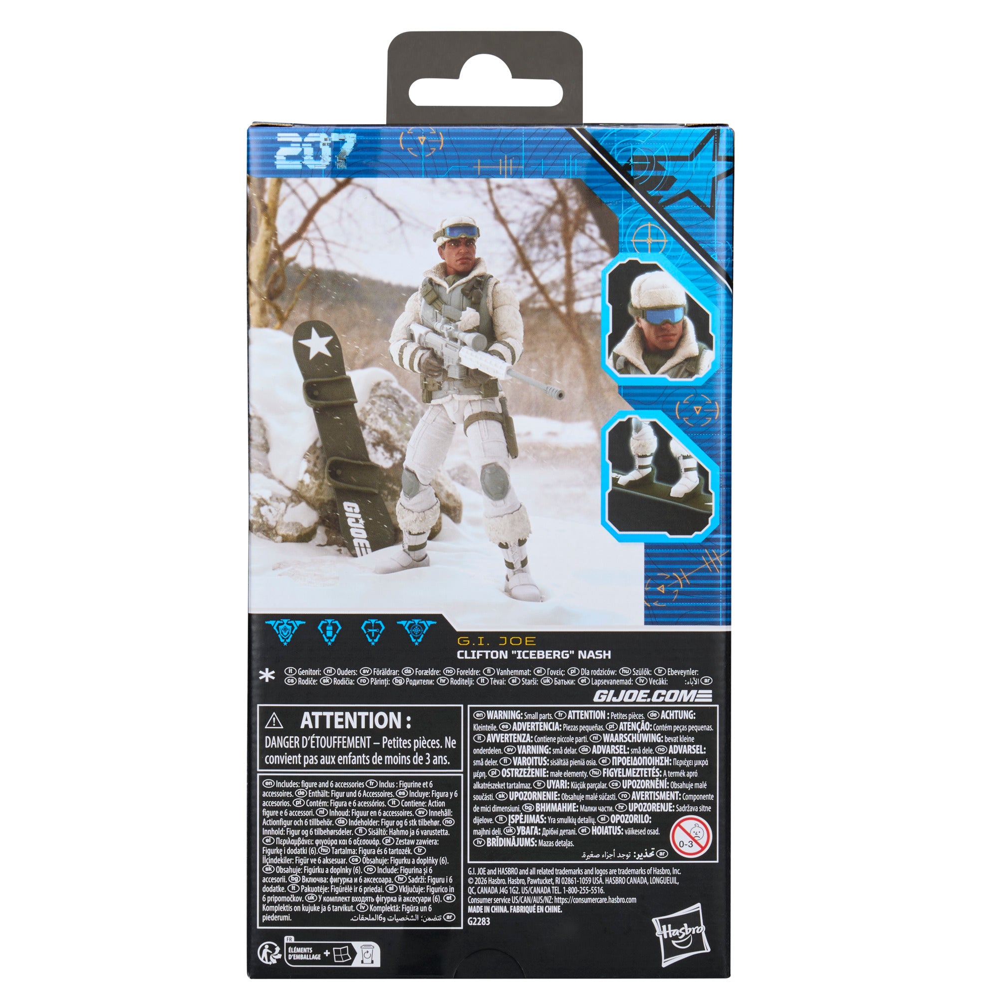 G.I. Joe Classified Series #207, Clifton "Iceberg" Nash