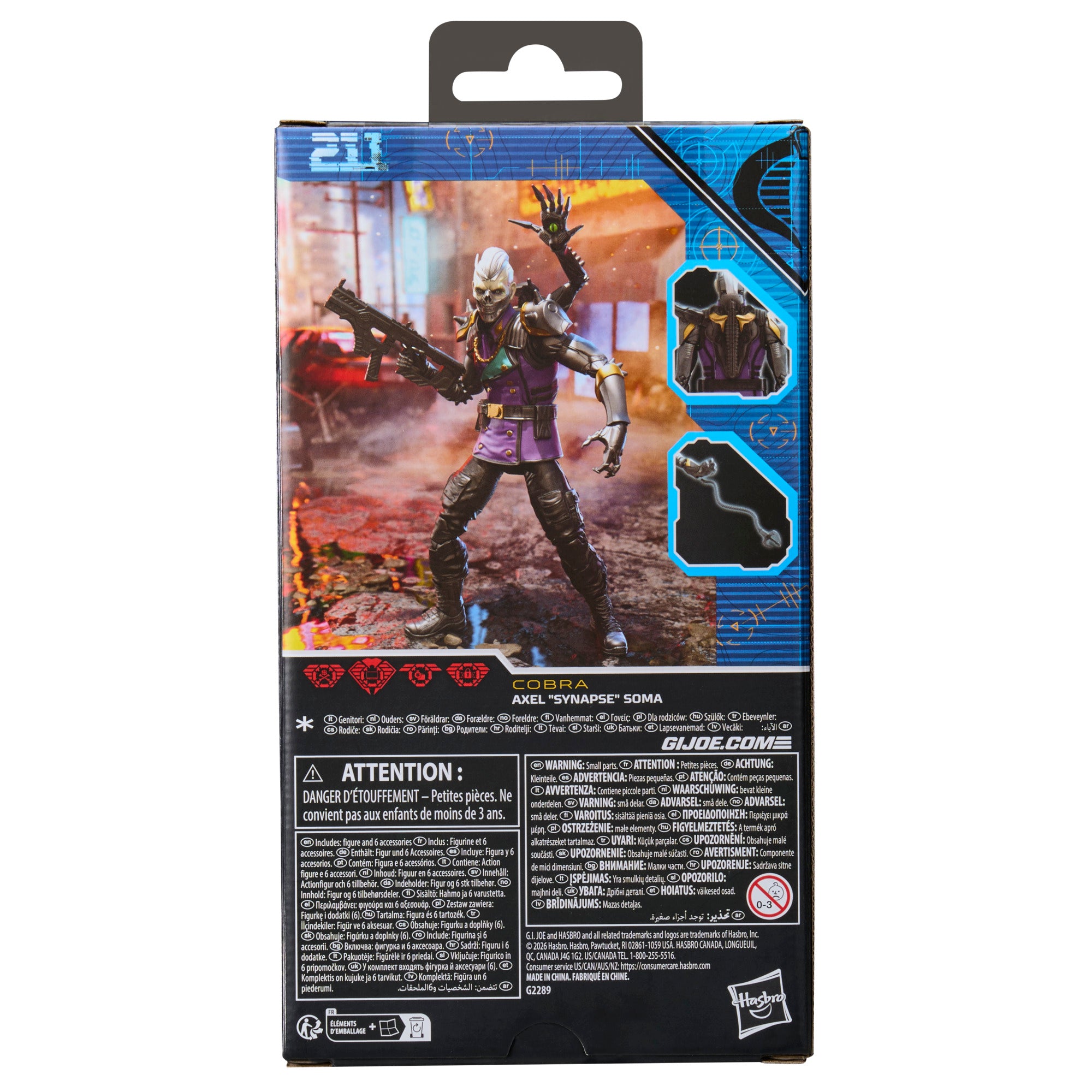 G.I. Joe Classified Series #211, Axel "Synapse" Soma