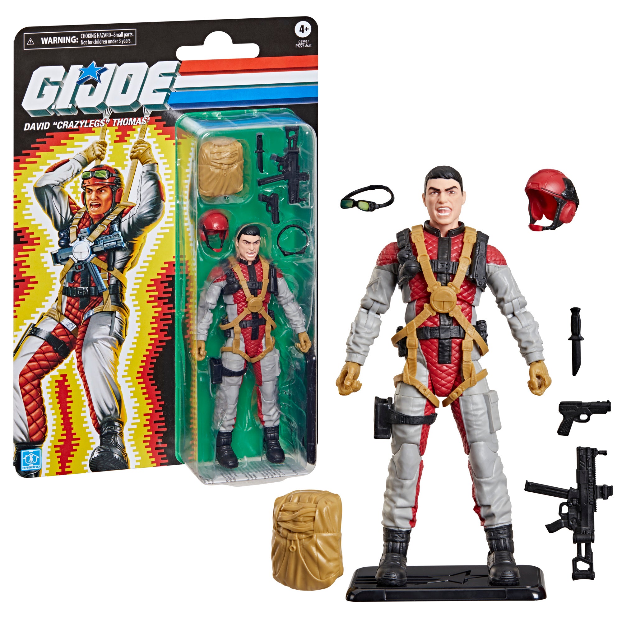 G.I. Joe Classified Series Retro Cardback David "Crazylegs" Thomas