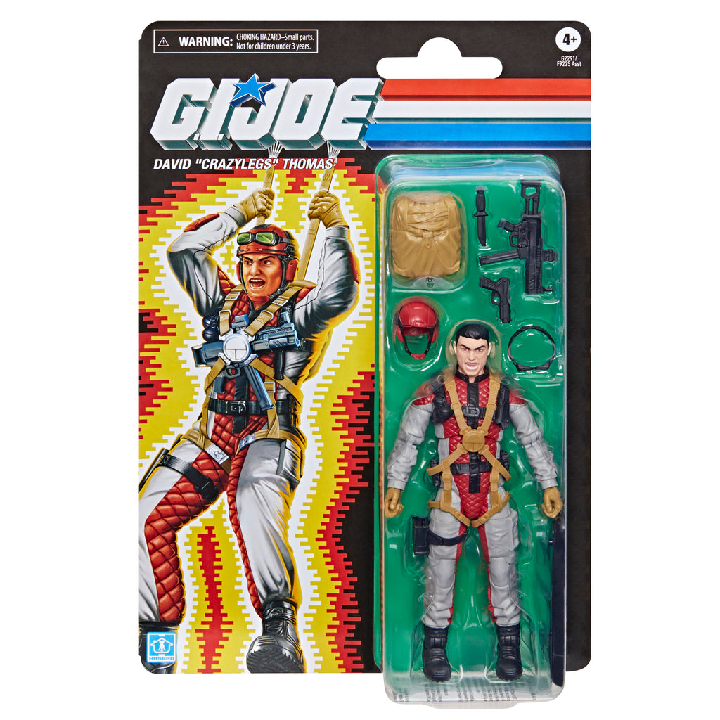 G.I. Joe Classified Series Retro Cardback David "Crazylegs" Thomas