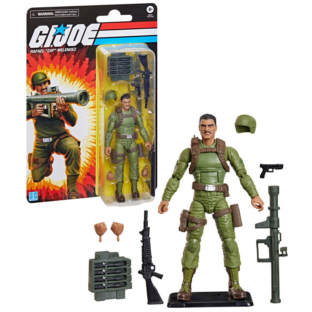 G.I. Joe Classified Series Retro Cardback Rafael "Zap" Melendez