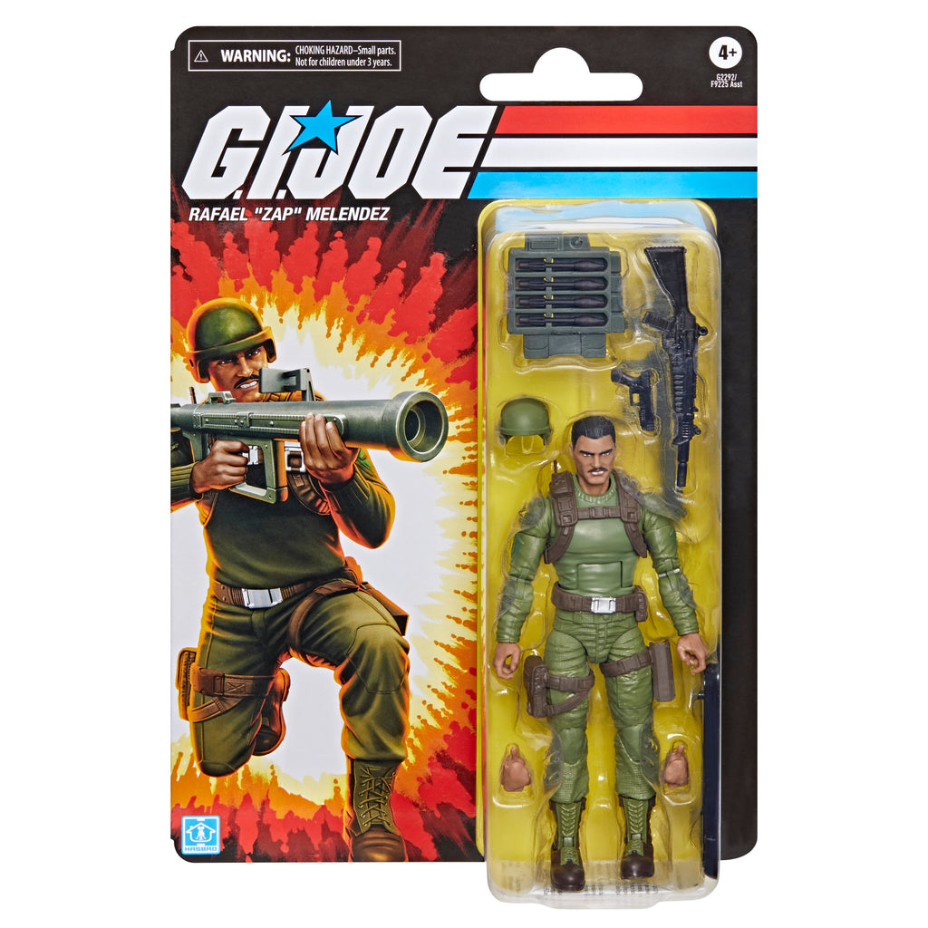 G.I. Joe Classified Series Retro Cardback Rafael "Zap" Melendez