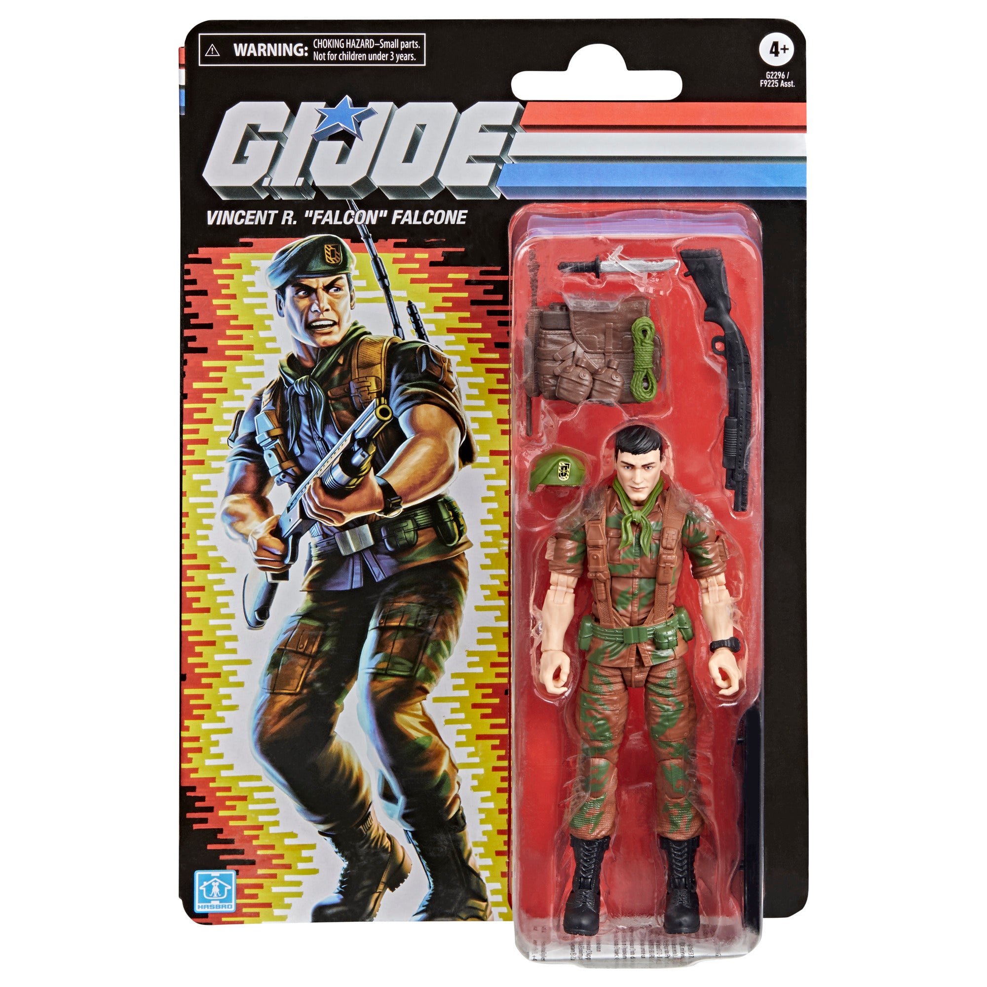 G.I. Joe Classified Series Retro Cardback Falcon Falcone packaging front