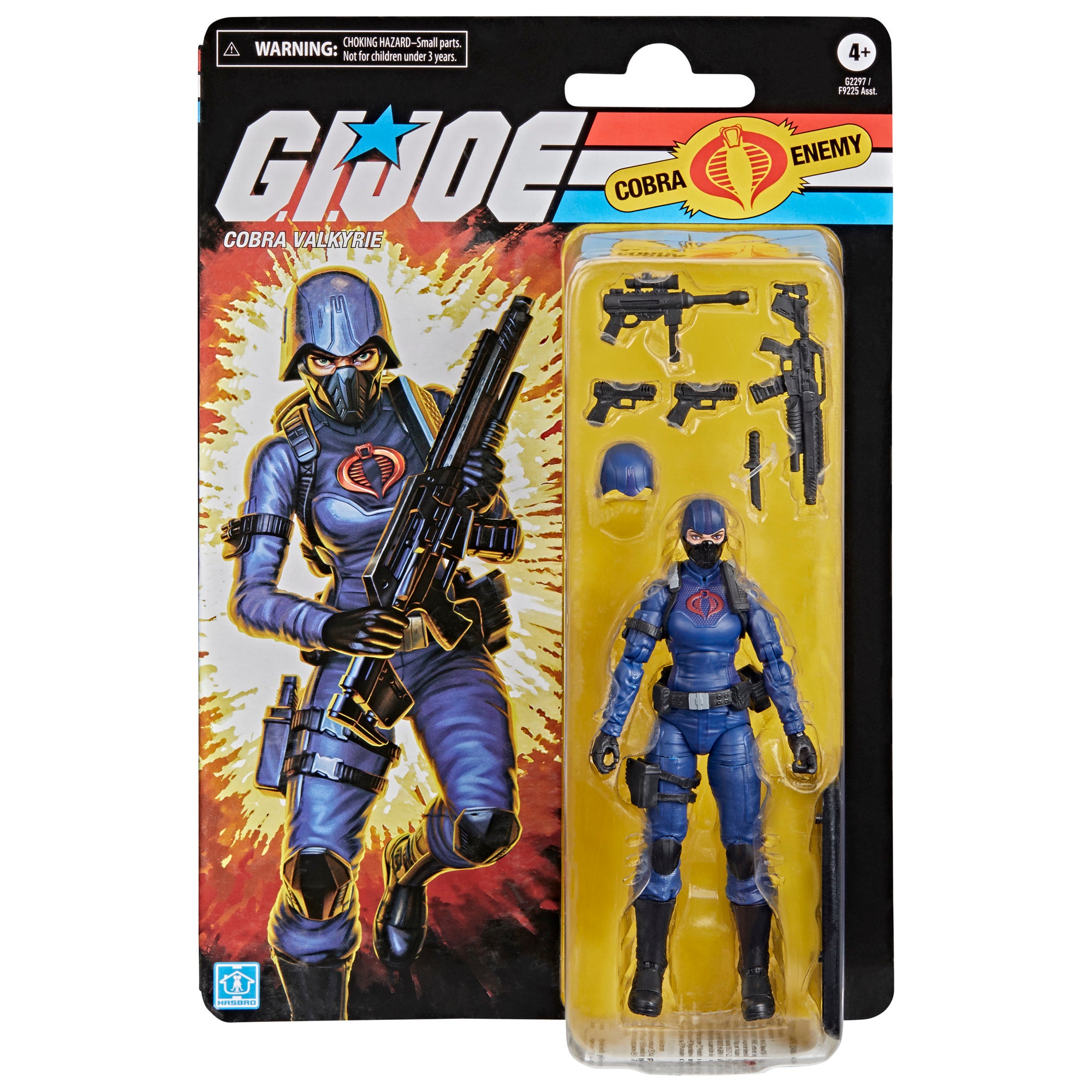 G.I. Joe Classified Series Retro Cardback Cobra Valkyrie packaging front