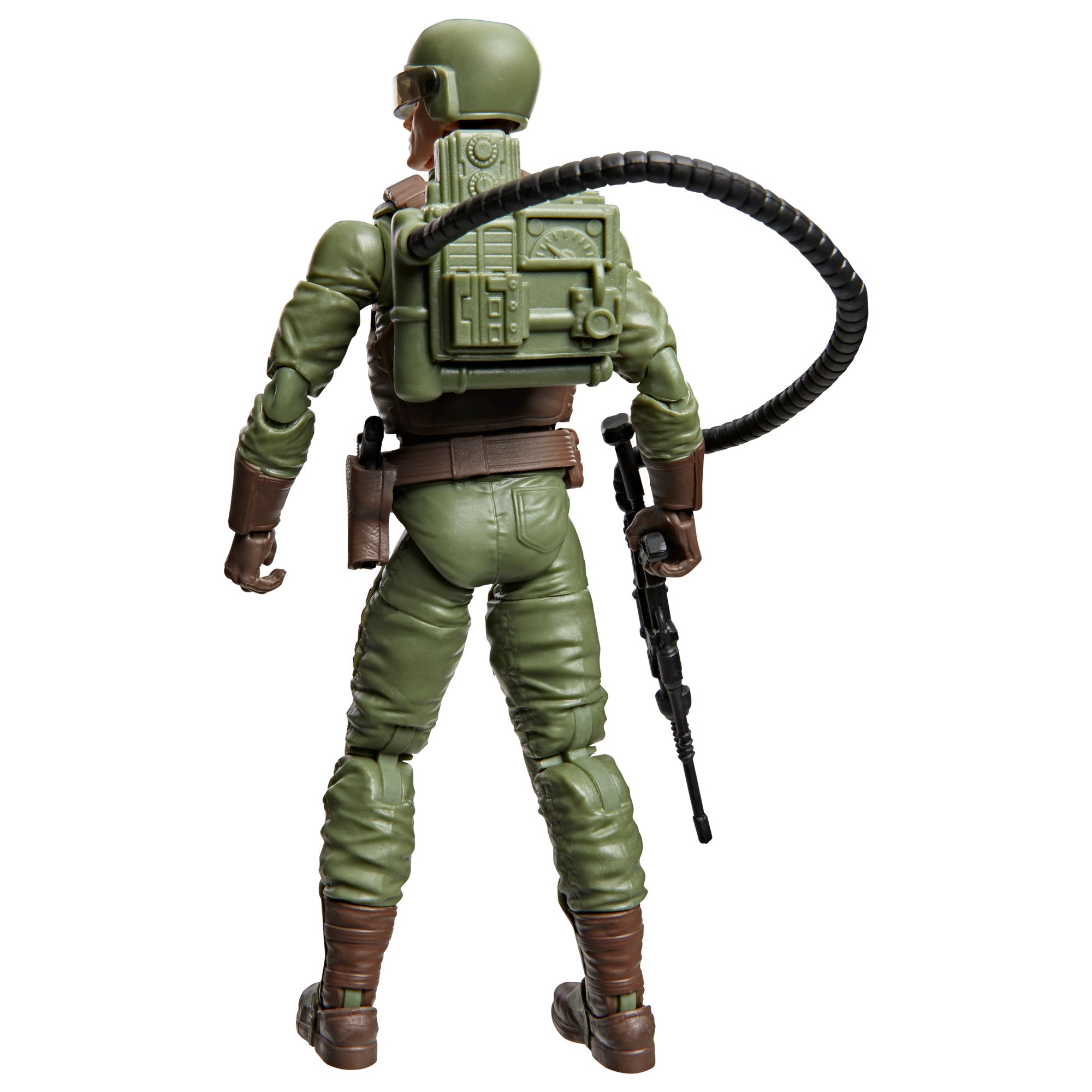 G.I. Joe Classified Series Flash Gambello detail back view