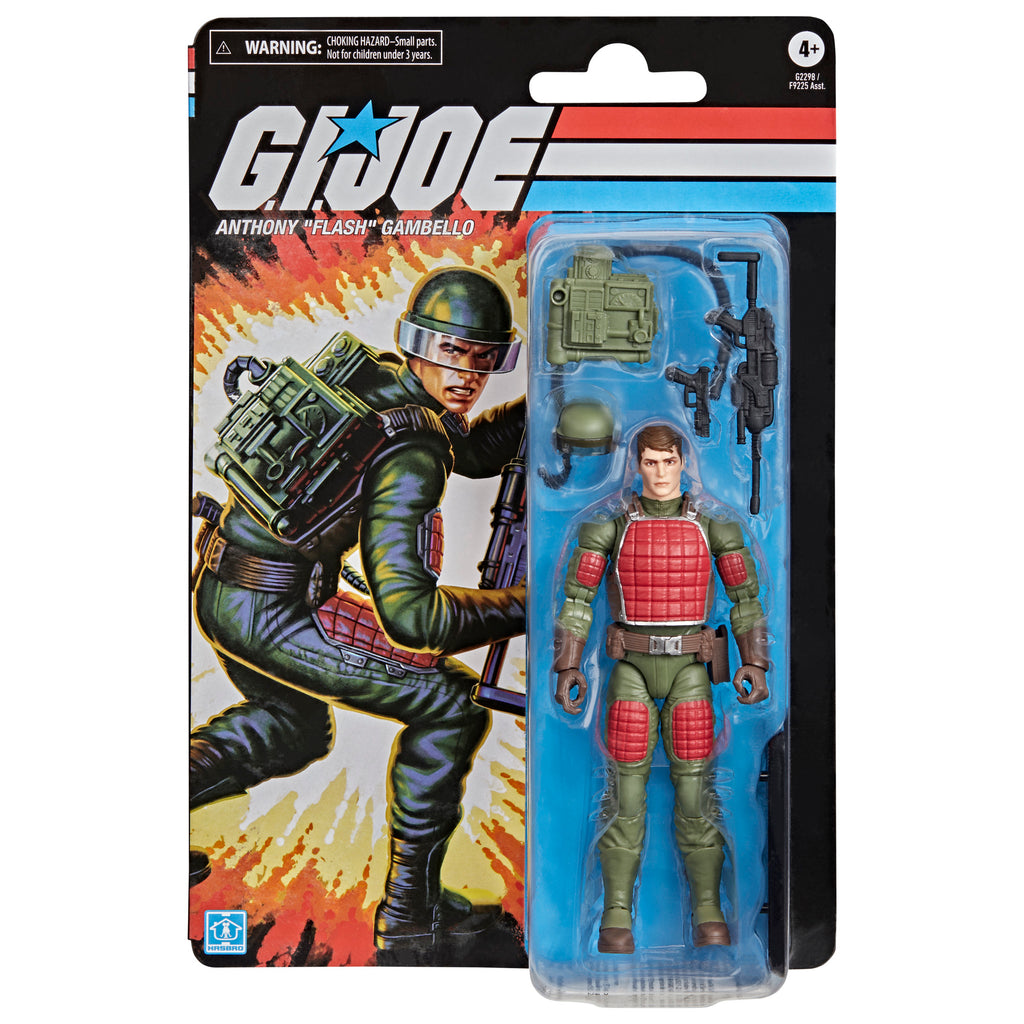 G.I. Joe Classified Series Retro Cardback Flash Gambello packaging front