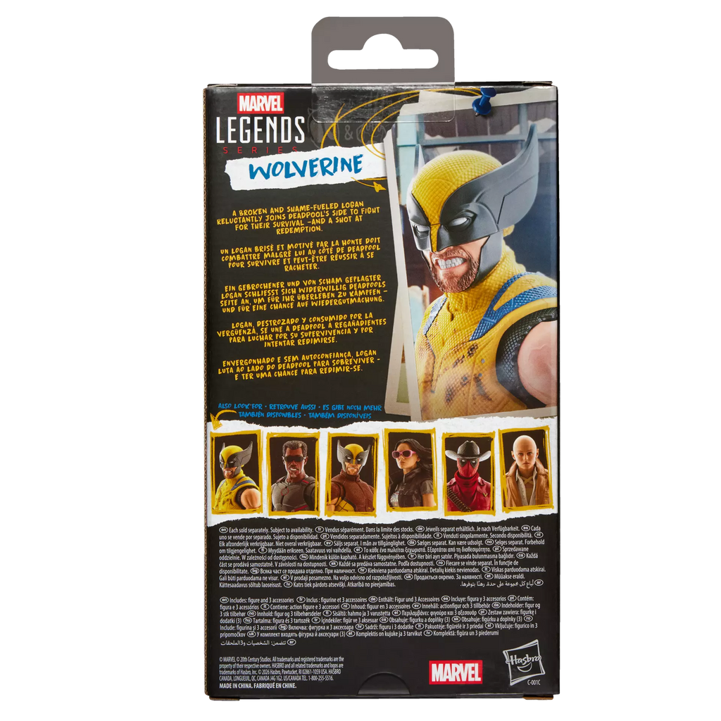 Marvel Legends Series Wolverine 6-Inch Action Figure (Avengers DP3)