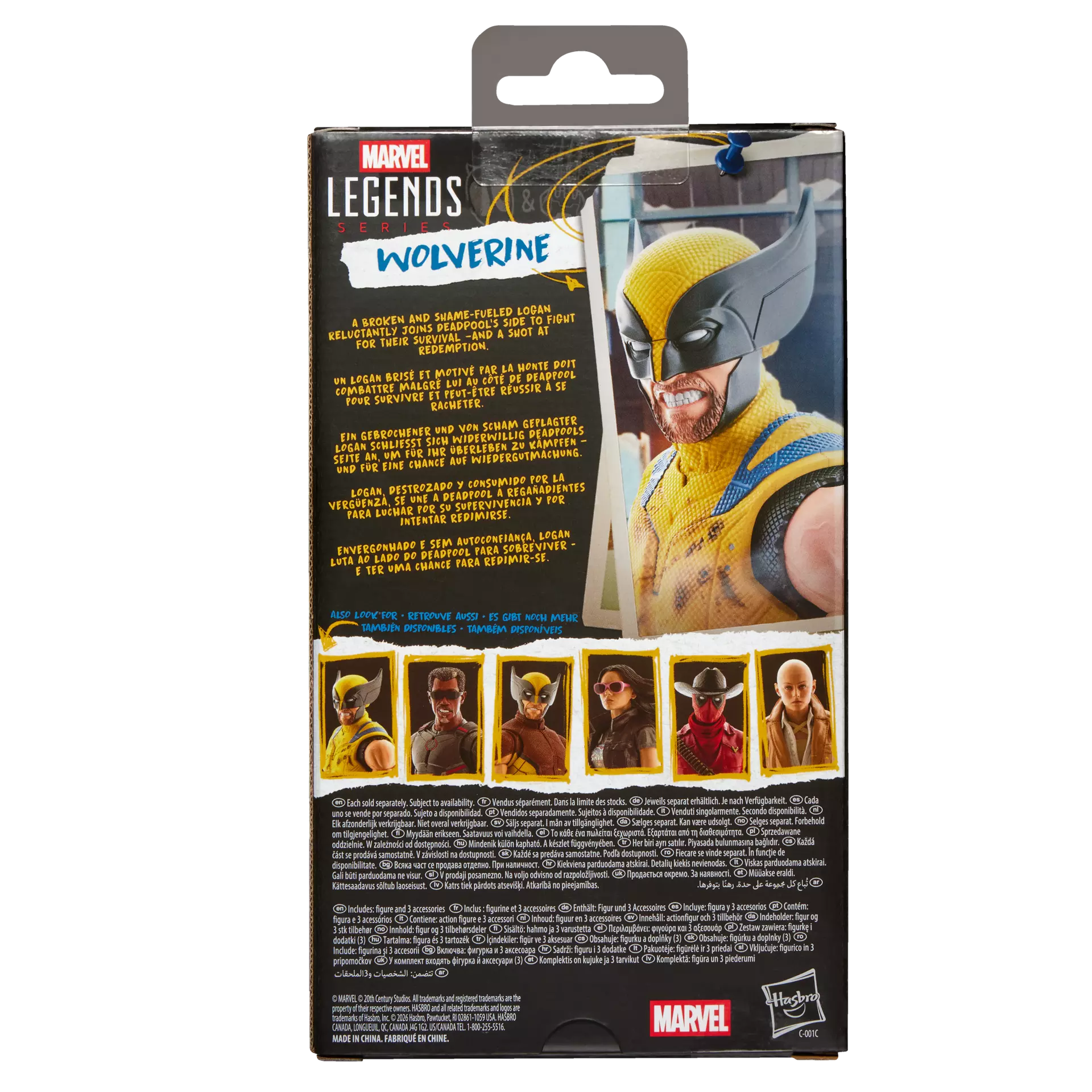 Marvel Legends Series Wolverine 6-Inch Action Figure (Avengers DP3)