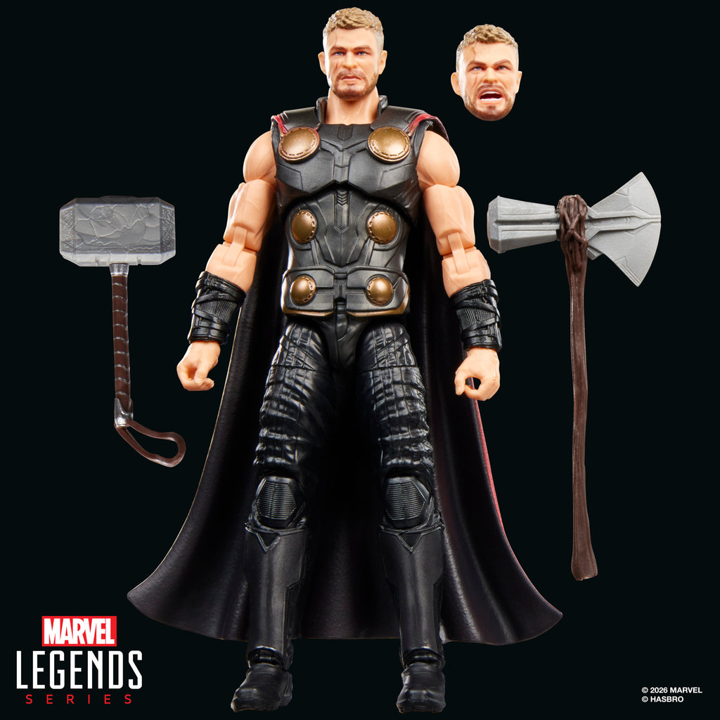 Marvel Legends Series – Avengers: Doomsday 6-Figure Bundle | Doctor Doom, Thor, Cyclops, Gambit, Captain America & Shang-Chi | Hasbro