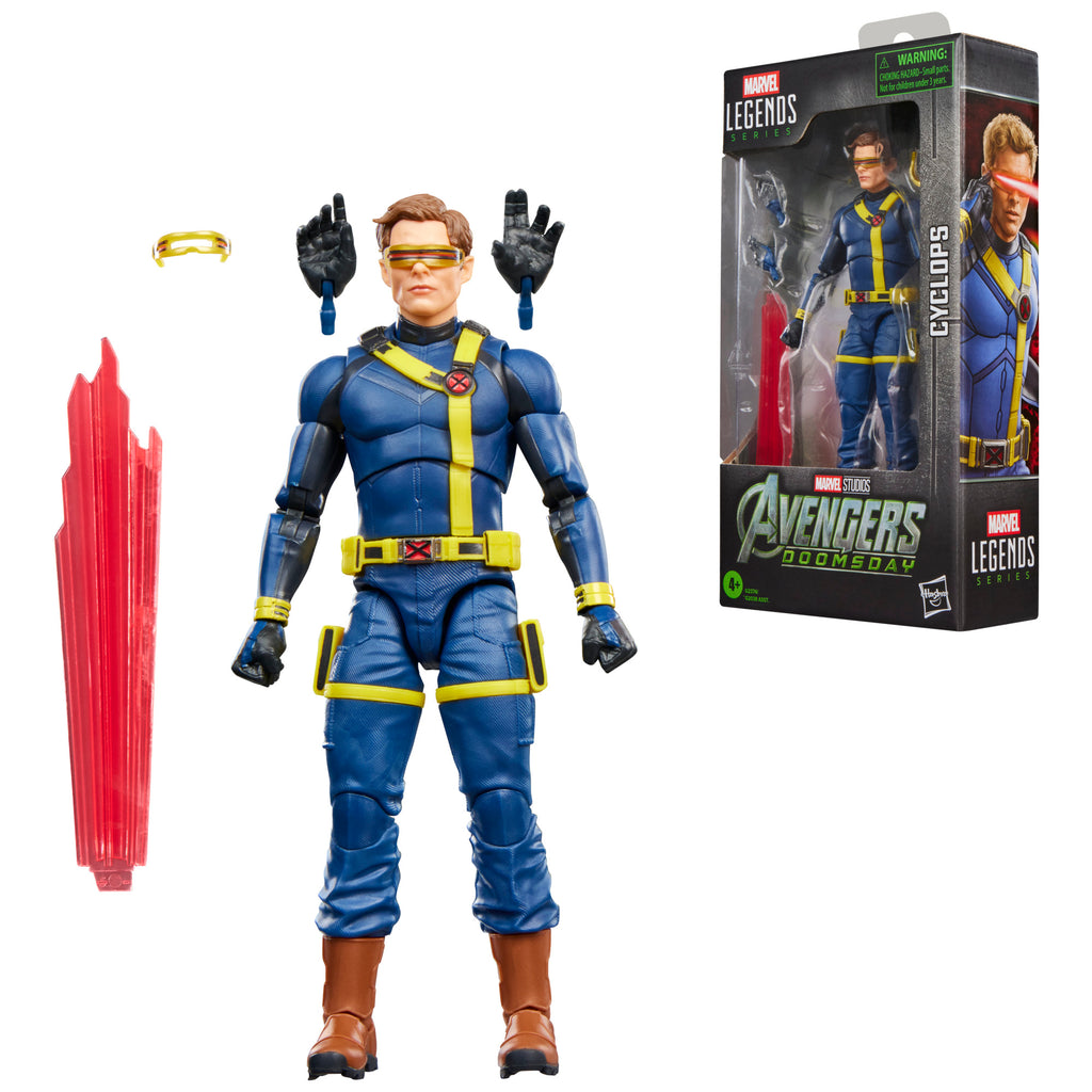 Marvel Legends Series – Avengers: Doomsday Cyclops | 6-Inch Action Figure with Optic Blast Accessories | Hasbro