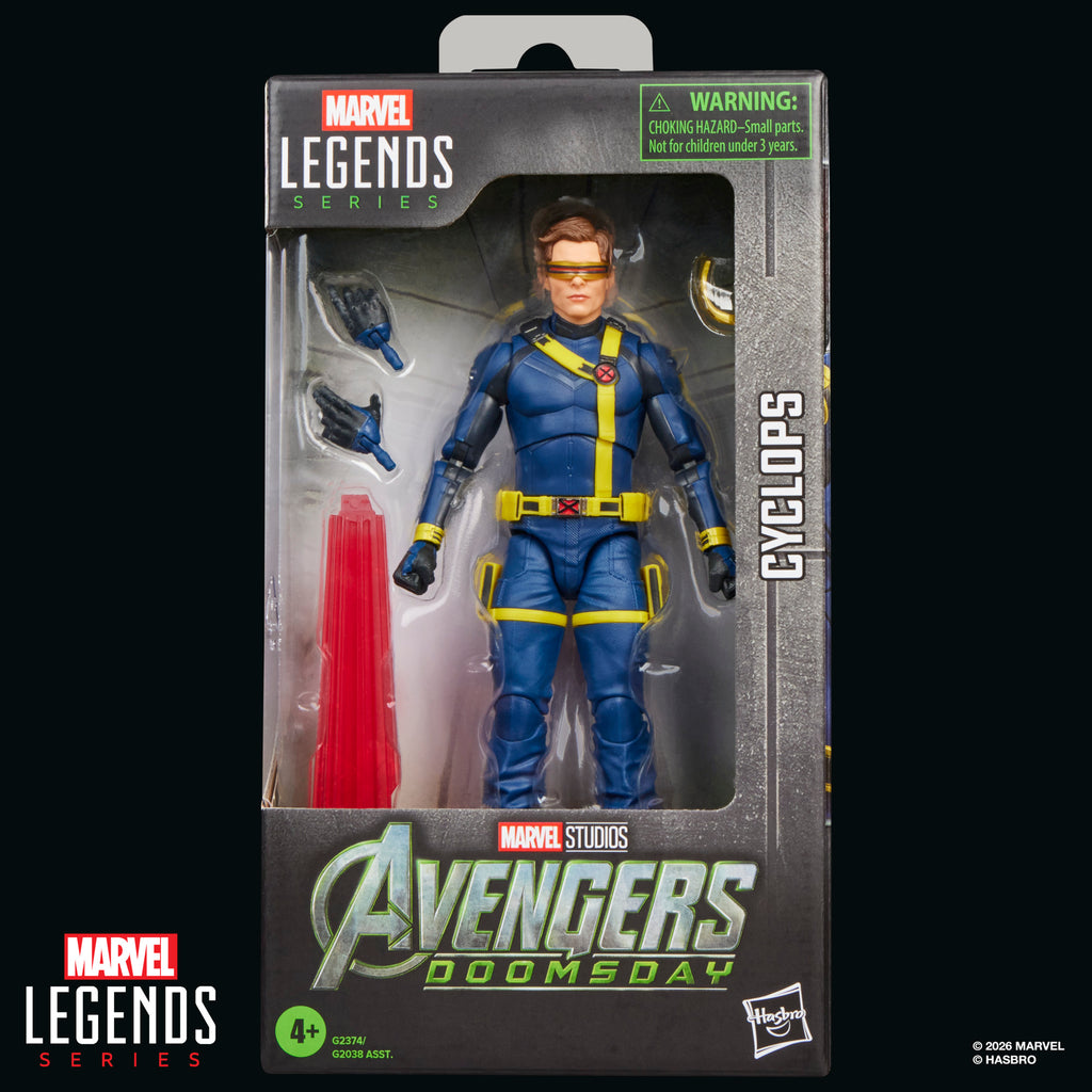 Marvel Legends Series – Avengers: Doomsday Cyclops | 6-Inch Action Figure with Optic Blast Accessories | Hasbro