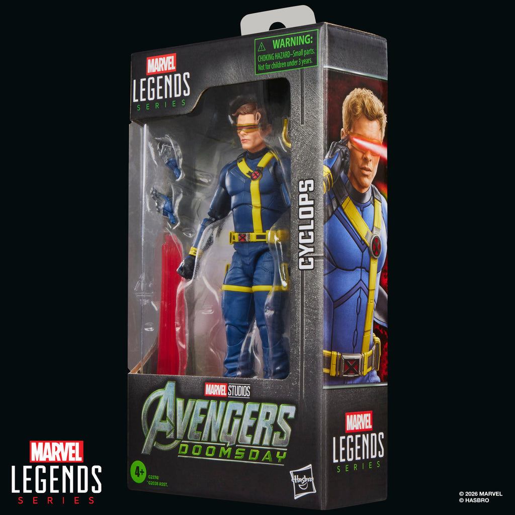 Marvel Legends Series – Avengers: Doomsday Cyclops | 6-Inch Action Figure with Optic Blast Accessories | Hasbro