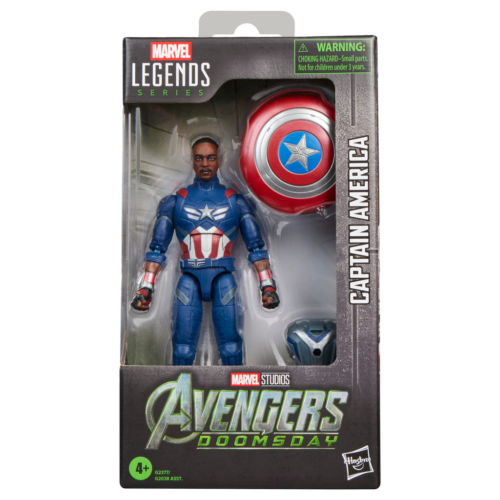 Marvel Legends Series – Avengers: Doomsday Captain America (Sam Wilson) | 6-Inch Action Figure with Shield & Backpack | Hasbro