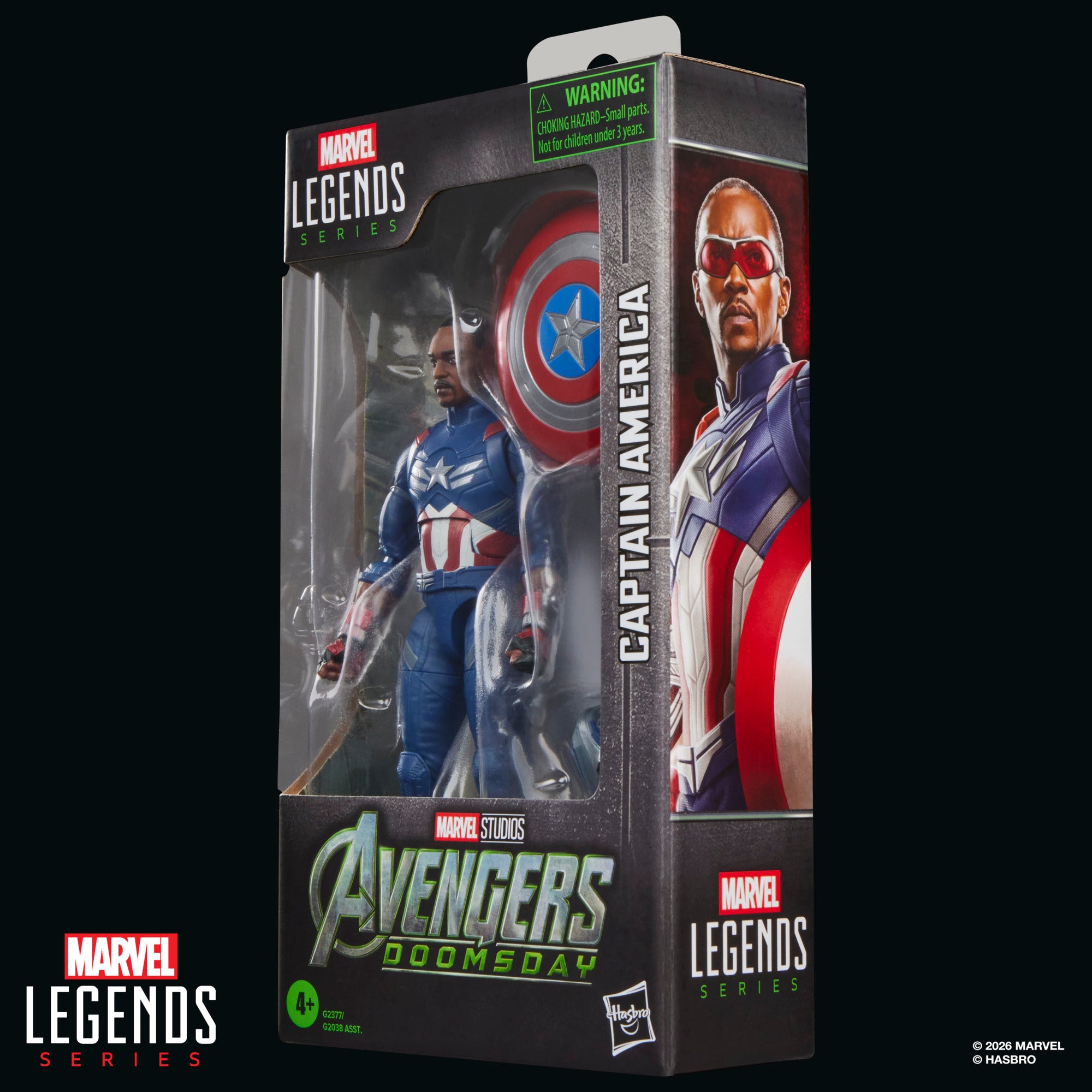 Marvel Legends Series – Avengers: Doomsday Captain America (Sam Wilson) | 6-Inch Action Figure with Shield & Backpack | Hasbro