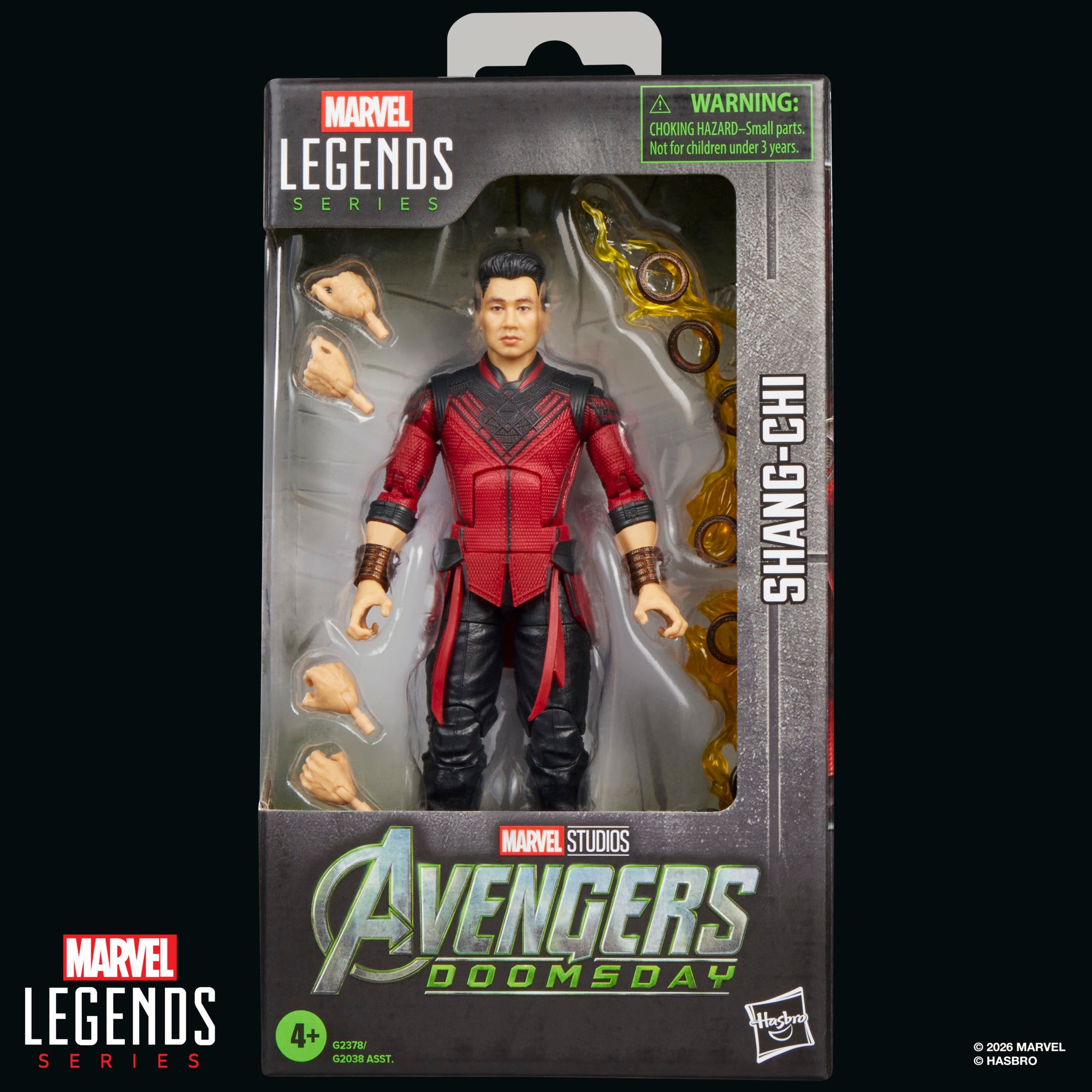 Marvel Legends Series – Avengers: Doomsday Shang-Chi | 6-Inch Action Figure with Ten Rings Power Effects | Hasbro