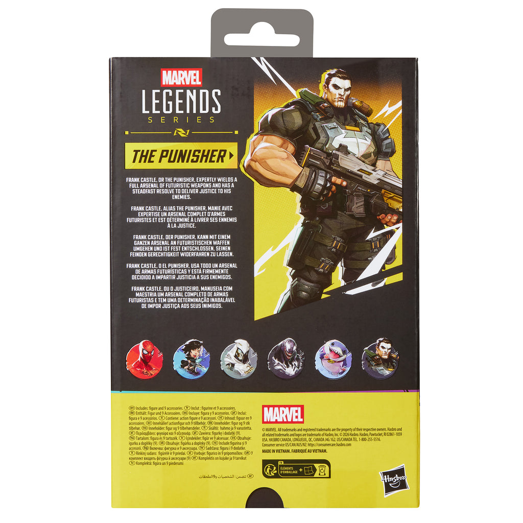 Marvel Legends Series Marvel Rivals The Punisher Action Figure