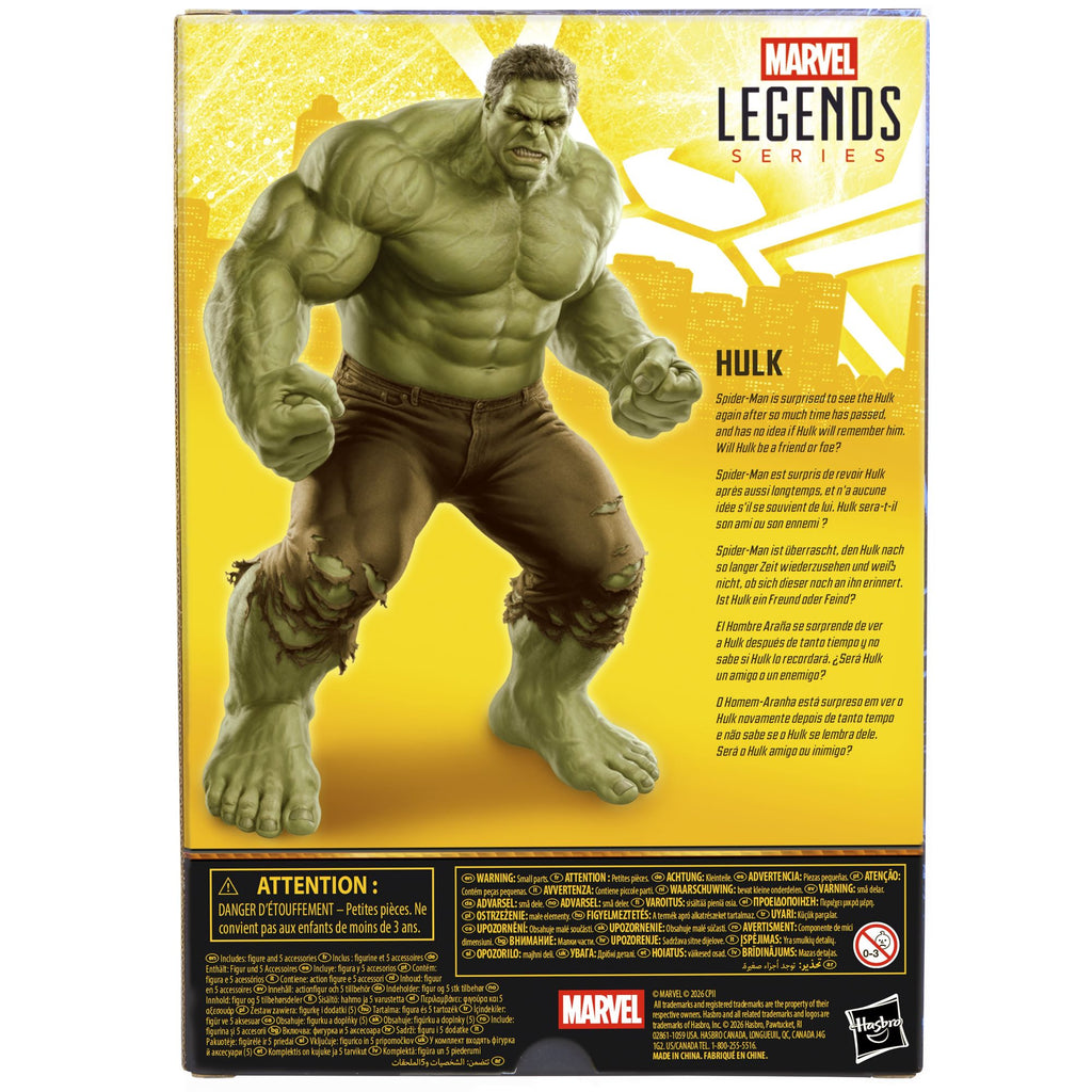 Marvel Legends Series Hulk, Spider-Man: Brand New Day