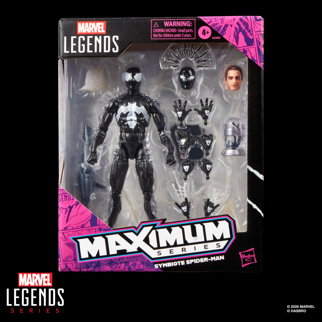 Marvel Legends Maximum Series Symbiote Spider-Man | Deluxe 6-Inch Action Figure