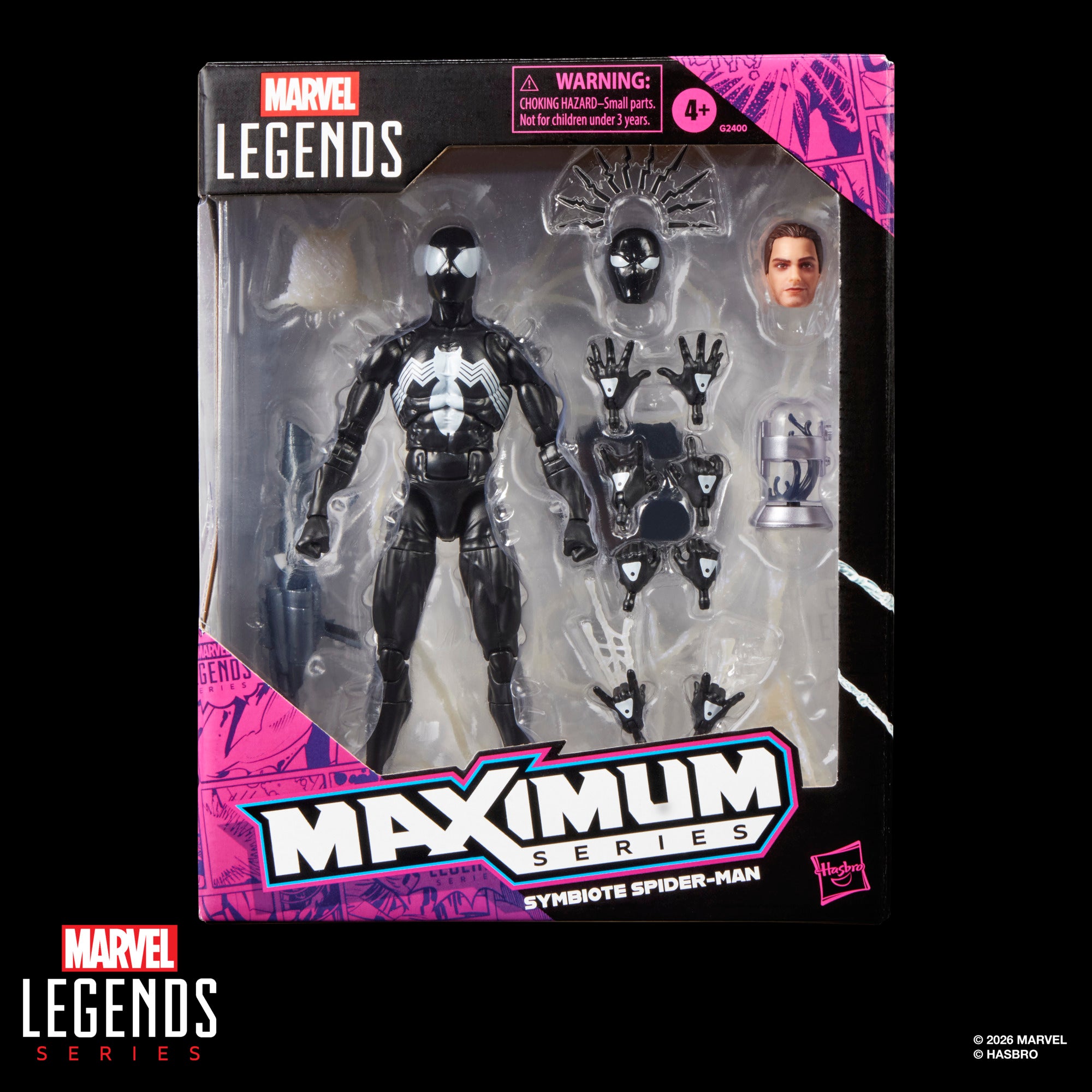 Marvel Legends Maximum Series Symbiote Spider-Man | Deluxe 6-Inch Action Figure