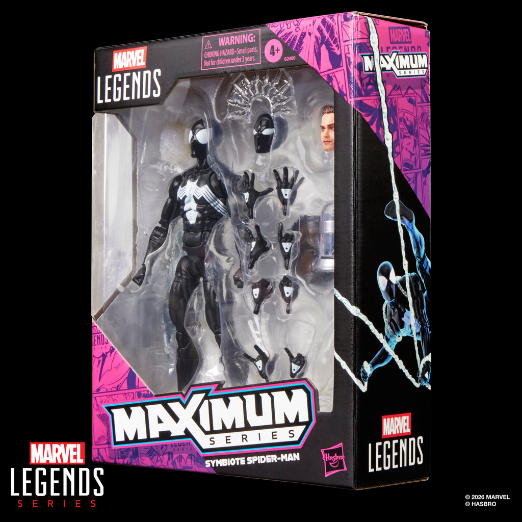 Marvel Legends Maximum Series Symbiote Spider-Man | Deluxe 6-Inch Action Figure