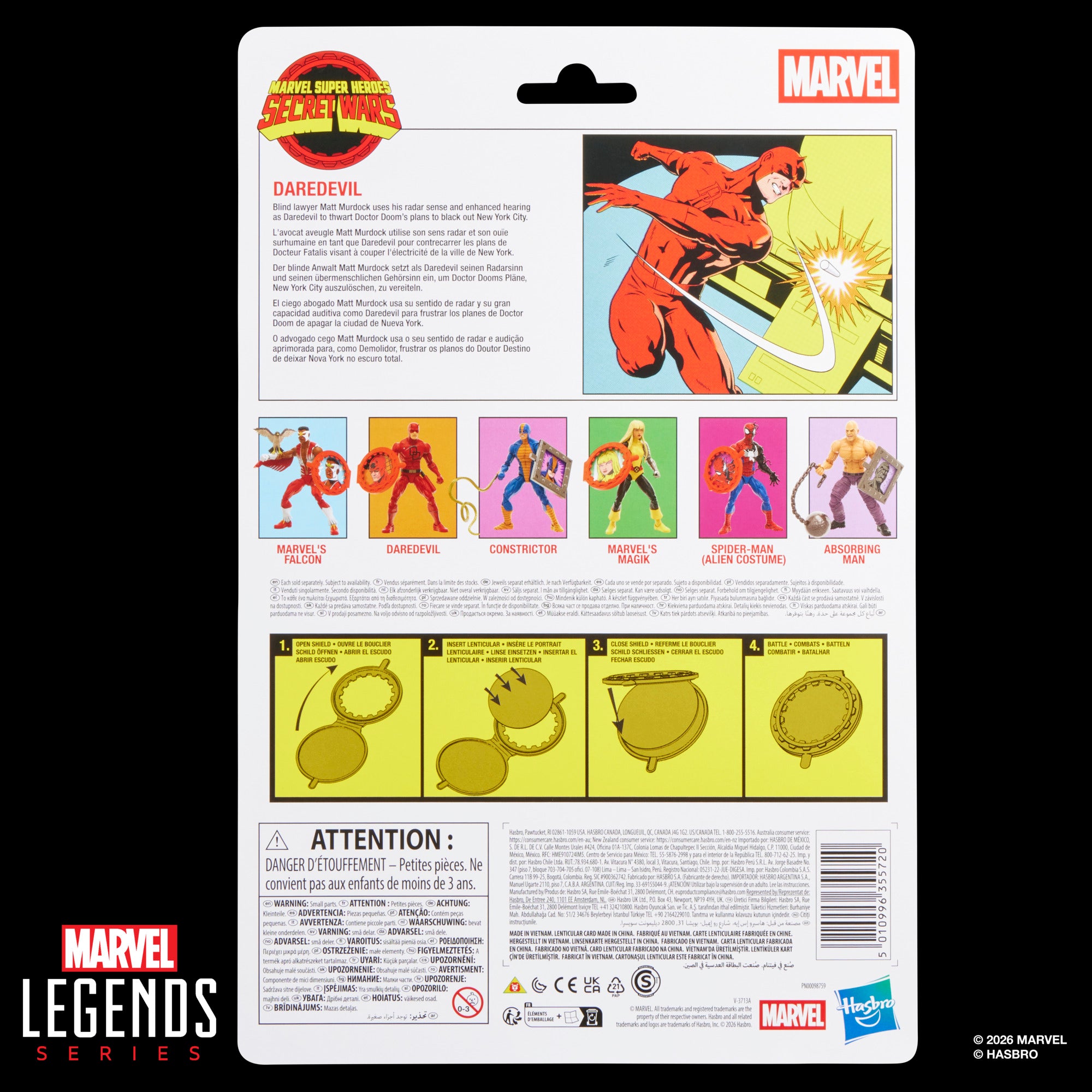 Marvel Legends Series Secret Wars Daredevil