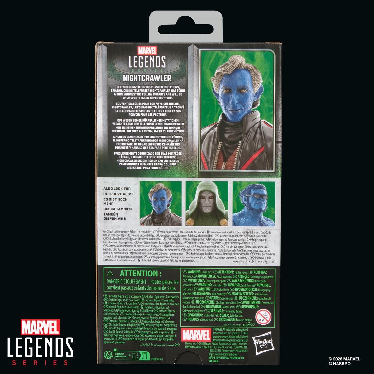 Marvel Legends Nightcrawler Avengers: Doomsday 6-Inch Figure (Pre-Order)