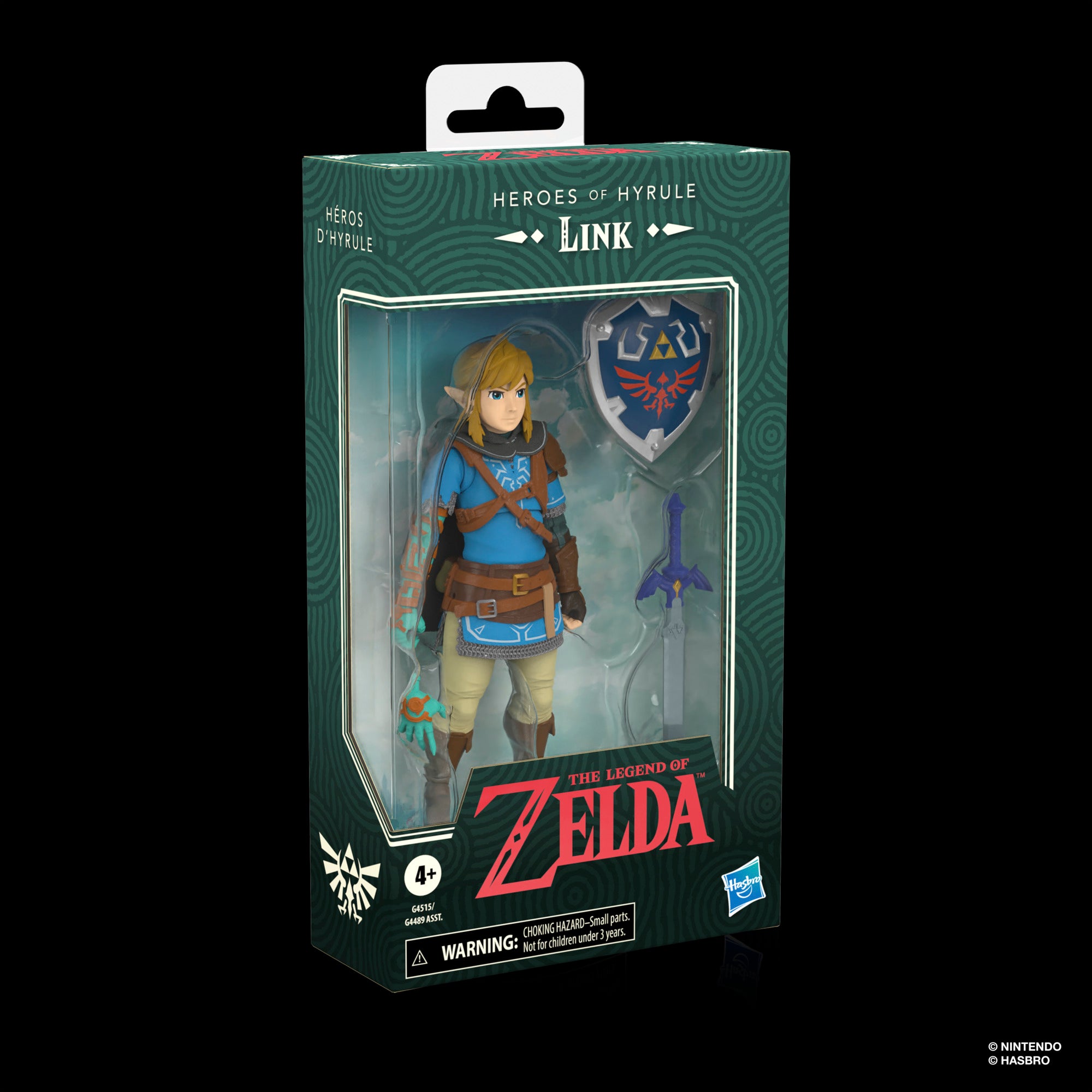 The Legend of Zelda Heroes of Hyrule Link – Package left side