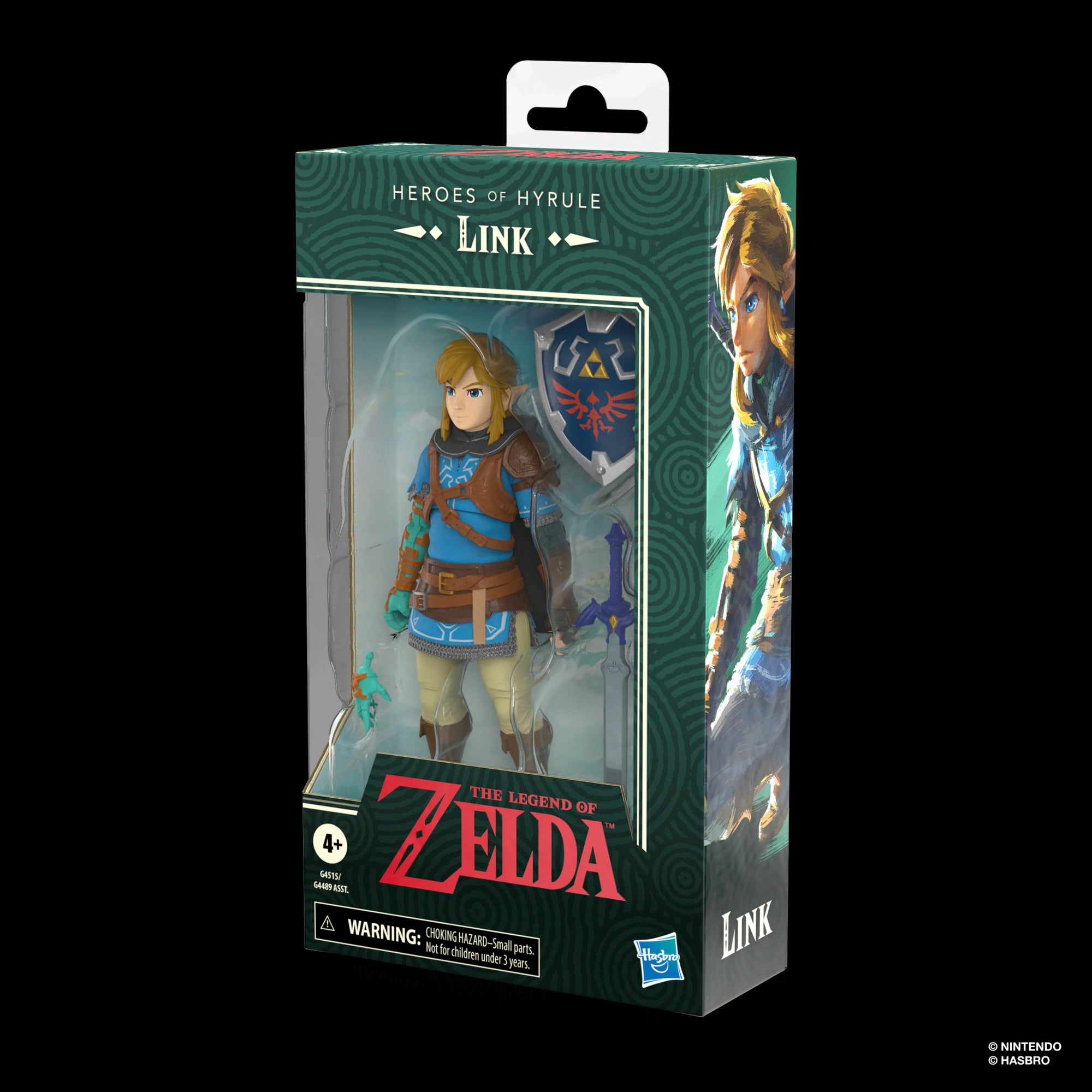 The Legend of Zelda Heroes of Hyrule Link – Package right side