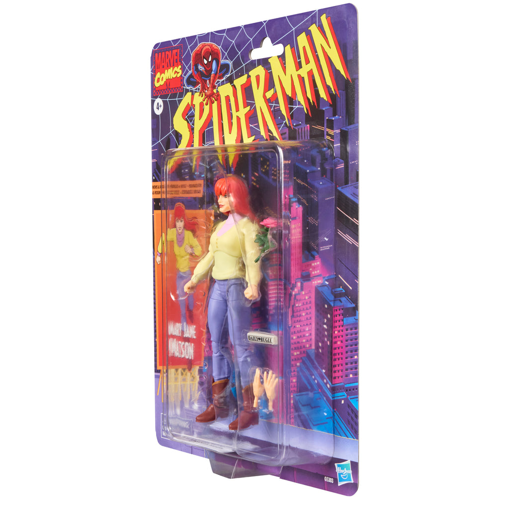 Marvel Legends Retro Cardback Mary Jane Watson, Spider-Man: The Animated Series