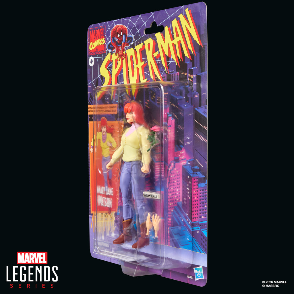 Marvel Legends Retro Cardback Mary Jane Watson, Spider-Man: The Animated Series