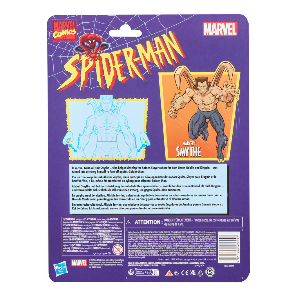 Marvel Legends Retro Cardback Marvel's Smythe, Spider-Man: The Animated Series