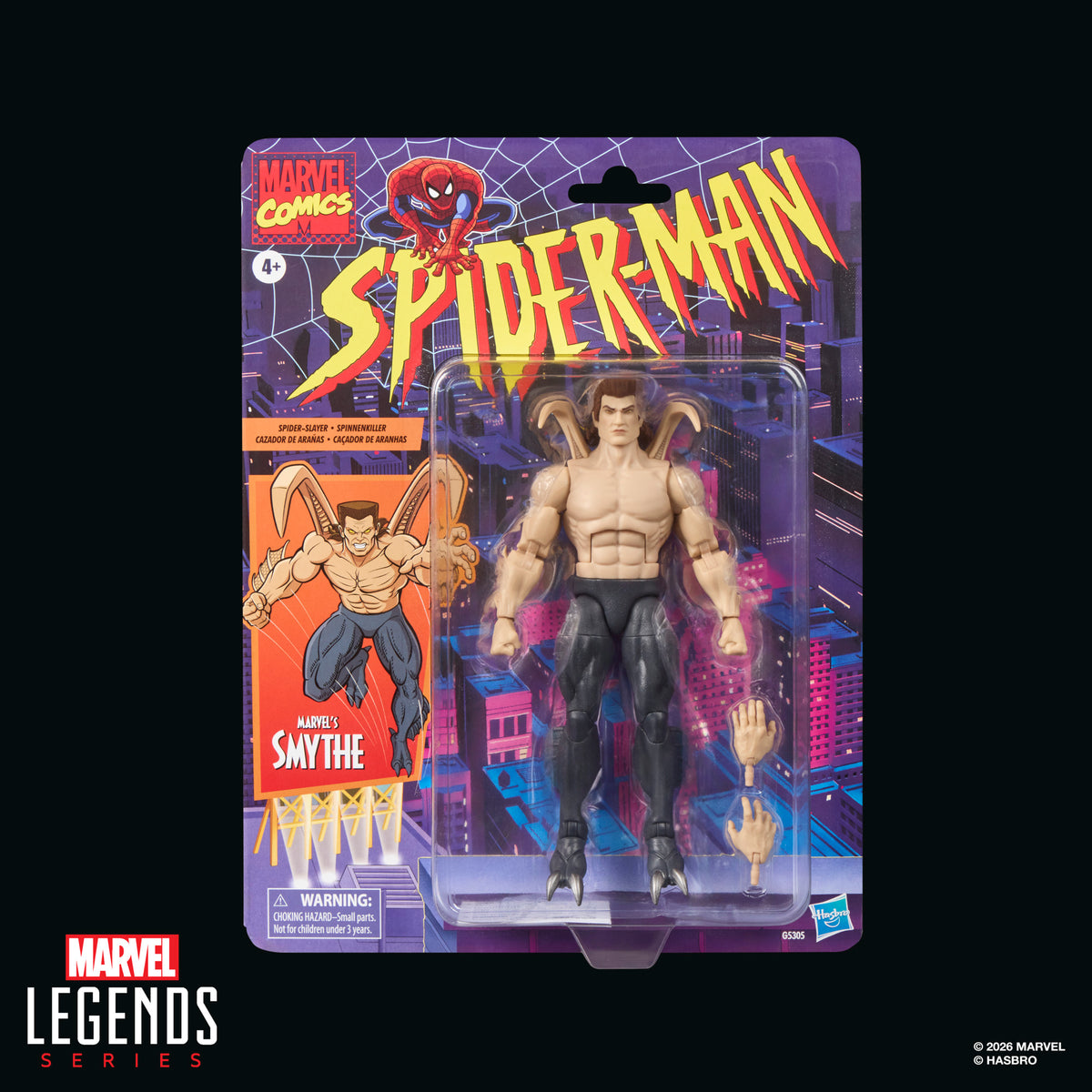 Marvel Legends Retro Cardback Marvel's Smythe, Spider-Man: The Animated Series