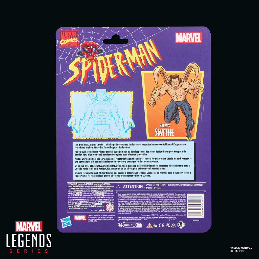 Marvel Legends Retro Cardback Marvel's Smythe, Spider-Man: The Animated Series