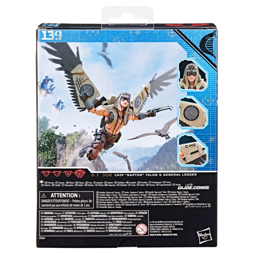 G.I. Joe Classified Series #139, CHIP "RAPTOR" TALON & GENERAL LEDGER
