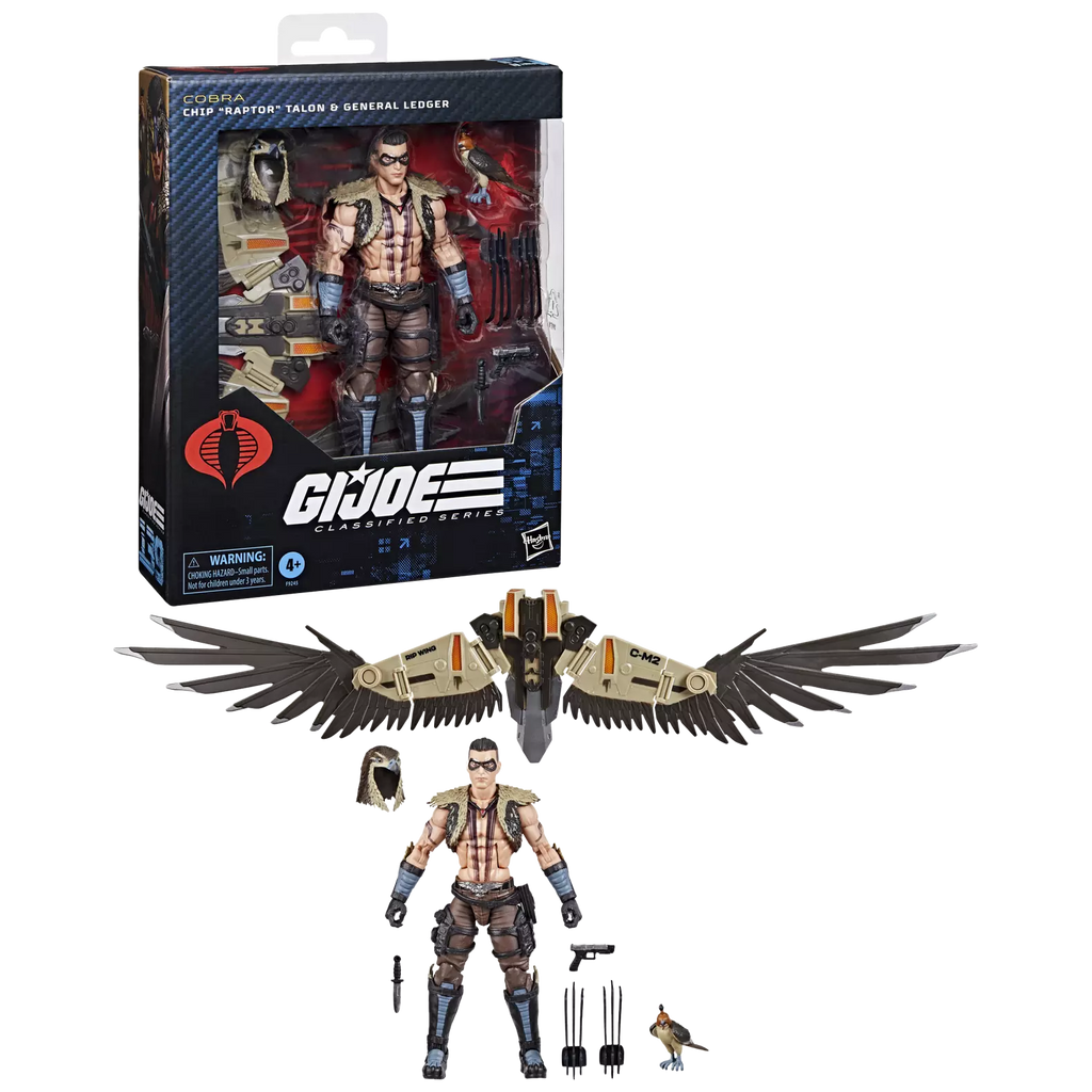 G.I. Joe Classified Series #139, CHIP "RAPTOR" TALON & GENERAL LEDGER