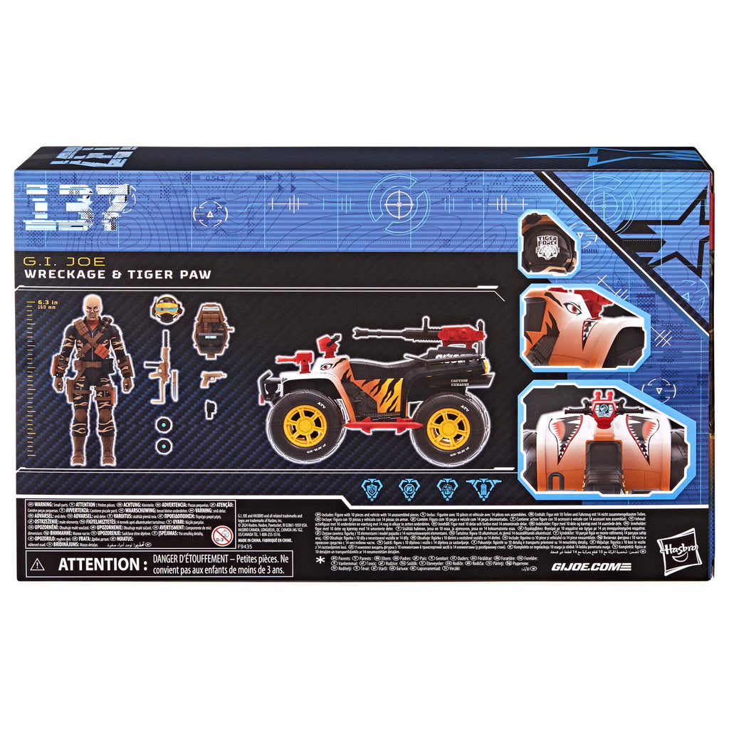 G.I. Joe Classified Series #137, Tiger Force Wreckage & Tiger Paw ATV