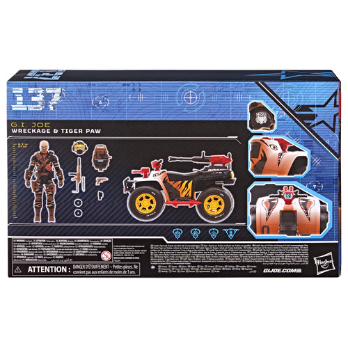 G.I. Joe Classified Series #137, Tiger Force Wreckage & Tiger Paw ATV