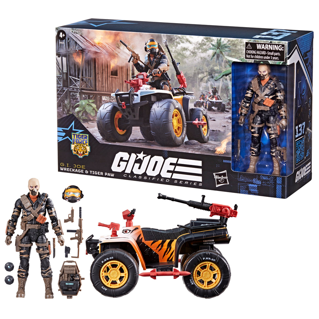 G.I. Joe Classified Series #137, Tiger Force Wreckage & Tiger Paw ATV
