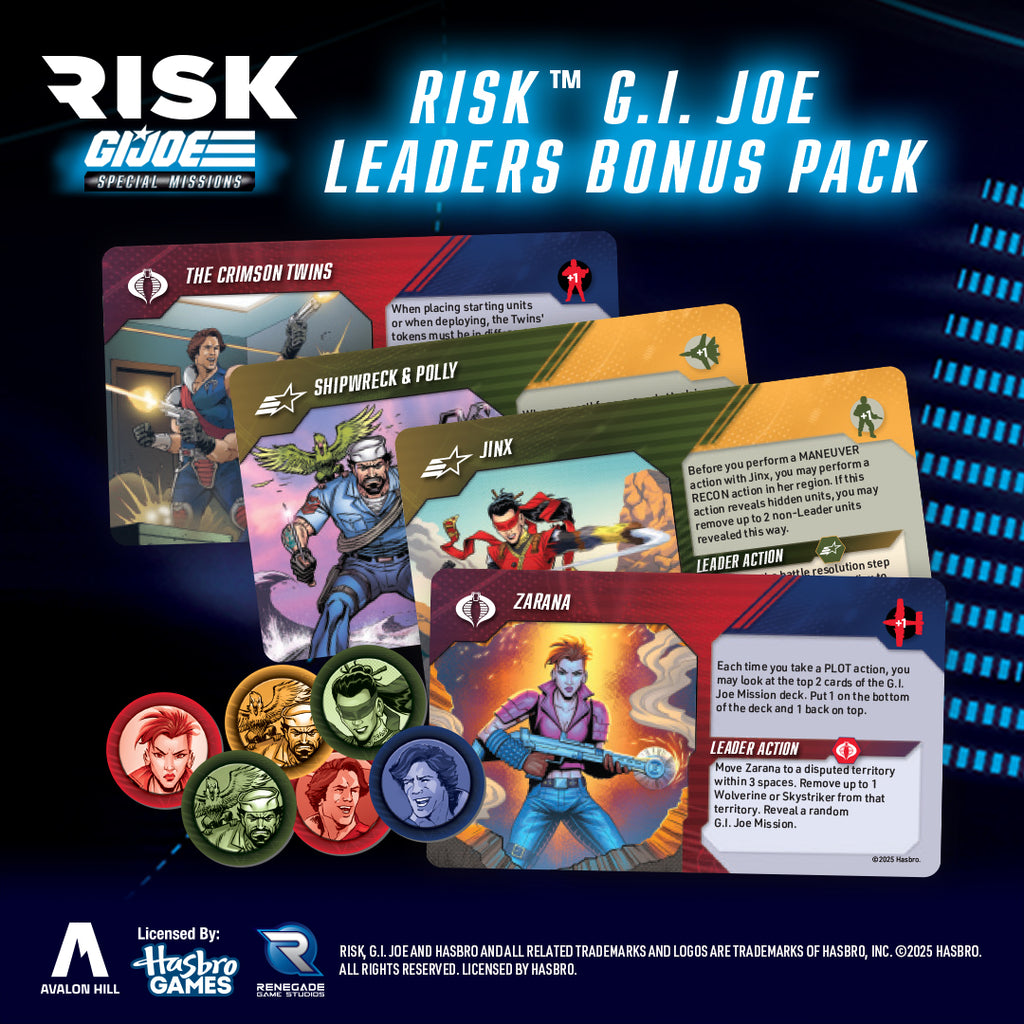 RISK G.I. Joe: Special Missions Board Game + Bonus Pack