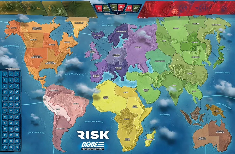 RISK G.I. Joe: Special Missions Board Game + Bonus Pack