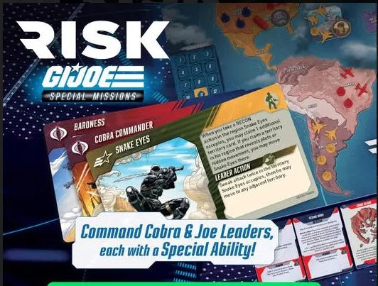 RISK G.I. Joe: Special Missions Board Game + Bonus Pack