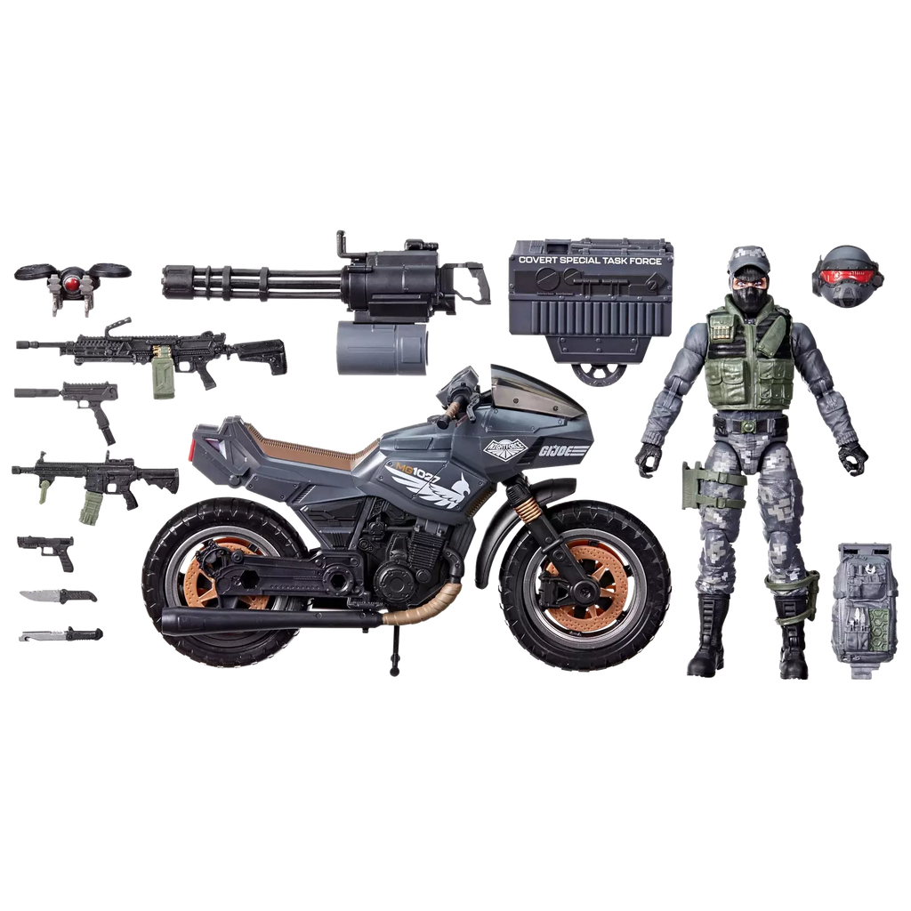 G.I. Joe Classified Series #127, Night Force Jason "Shockwave" Faria & Night Pursuit Cycle